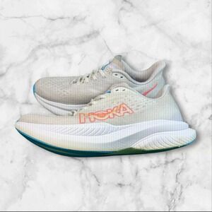 Hoka One One Mach 6 1147810 WNCL White Running Shoes Sneakers - Women's Size 8B